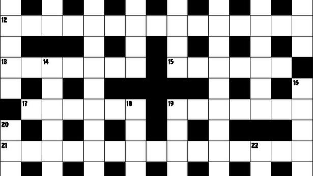 The Hindu Crossword No. 2810 The Hindu